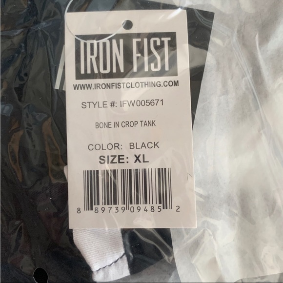 XL Bone In Crop Tank - Picture 3 of 4